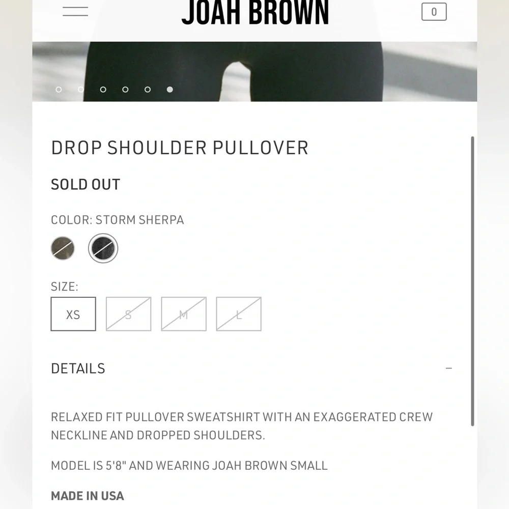 Joah Brown Sherpa pullover - Picture 5 of 10